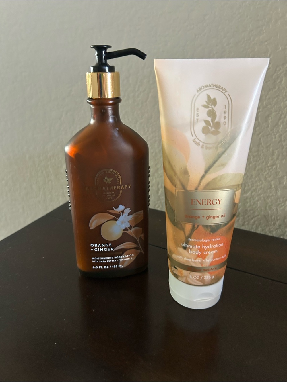 Bath & Body Works Aromatherapy Moisturizing Body Lotion & Cream - Orange, Ginger